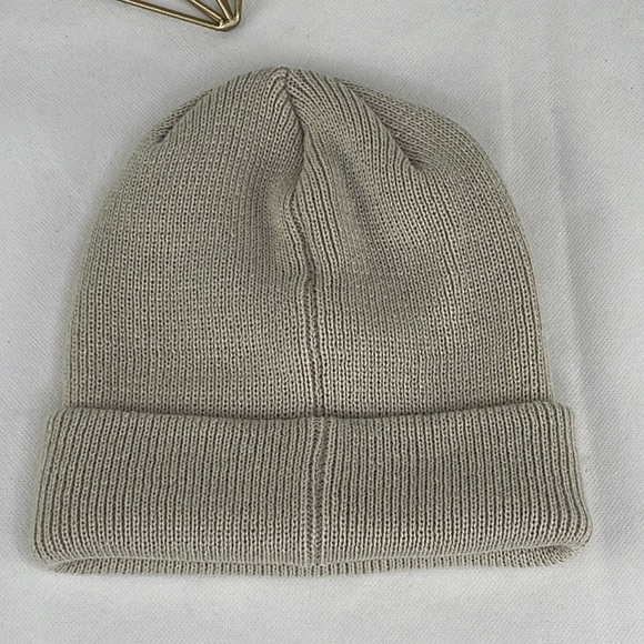 Adidas Tan Embroidered Logo Beanie - Picture 4 of 4